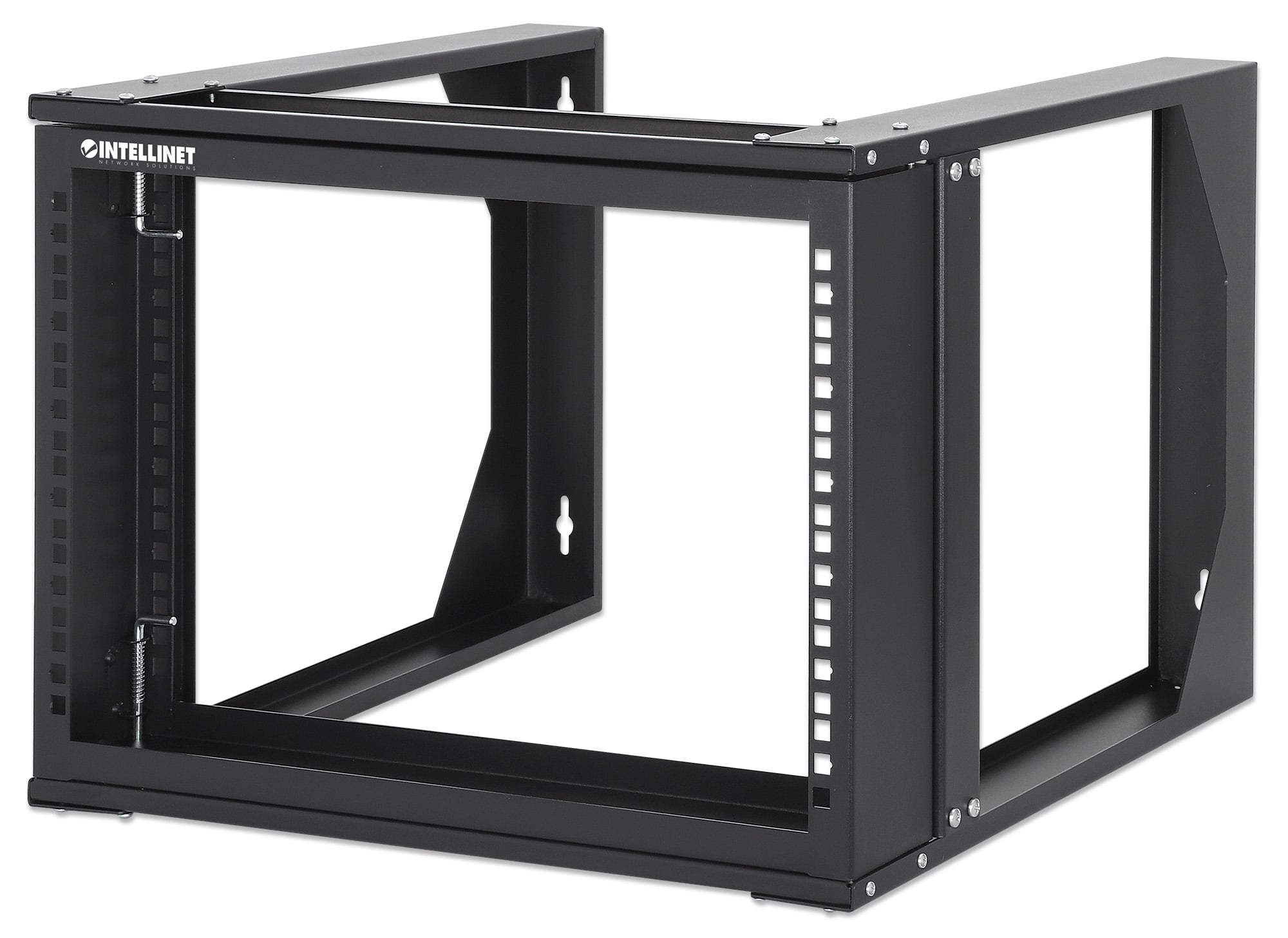 Armadio a Muro 19'' Open Frame 2 Montanti Flat Pack 6U - Intellinet I-CASE OFSW-0650FPBK