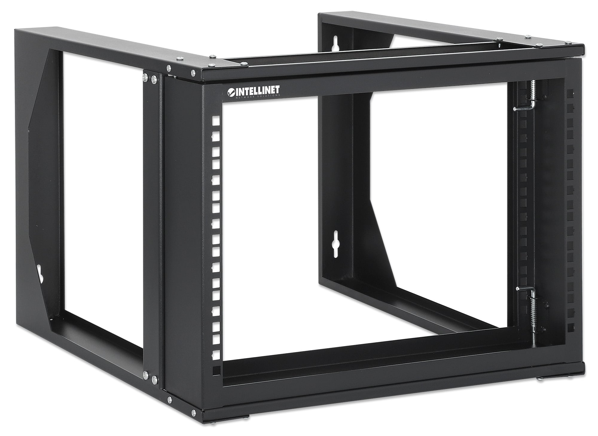 Armadio a Muro 19'' Open Frame 2 Montanti Flat Pack 6U - Intellinet I-CASE OFSW-0650FPBK