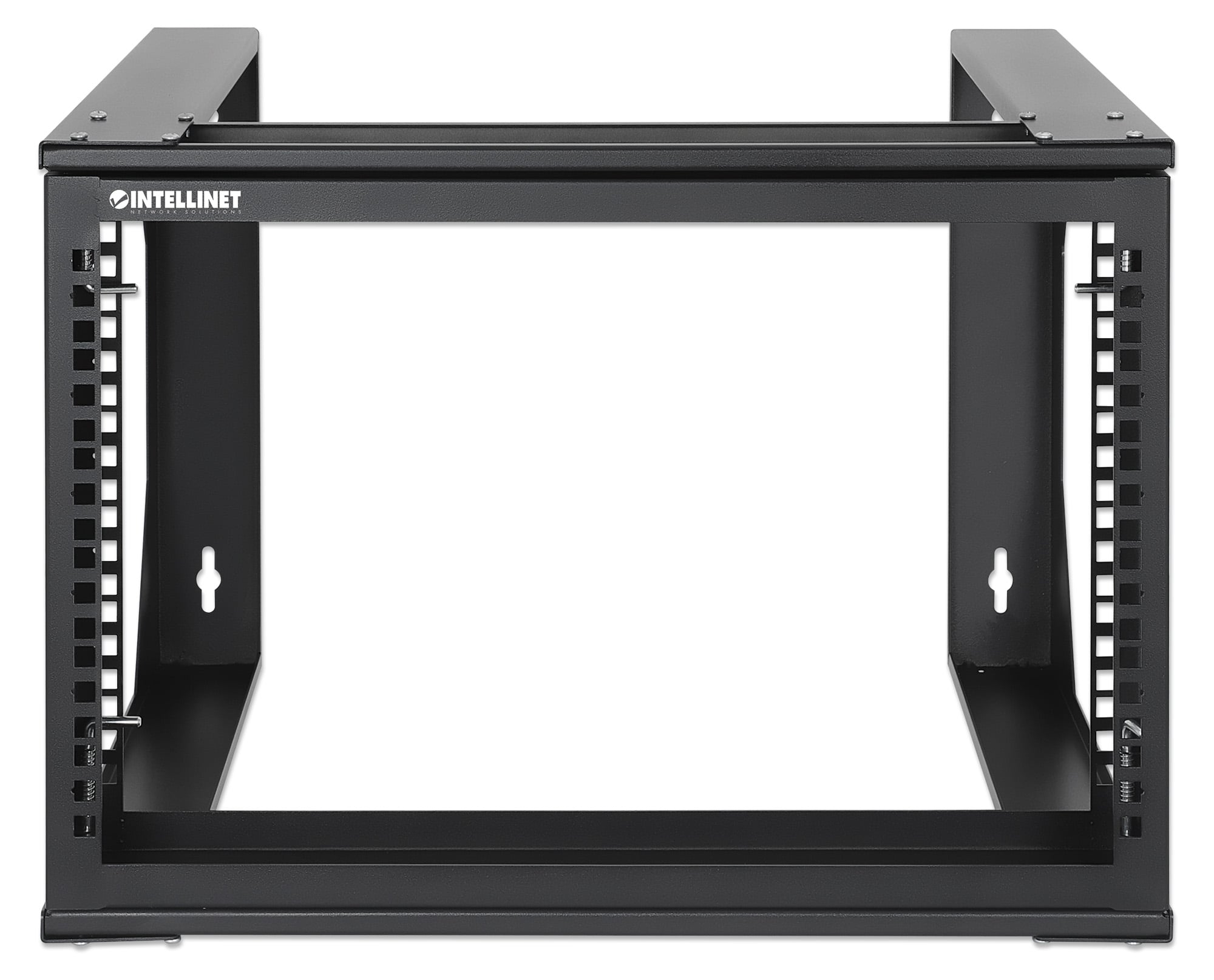 Armadio a Muro 19'' Open Frame 2 Montanti Flat Pack 6U - Intellinet I-CASE OFSW-0650FPBK