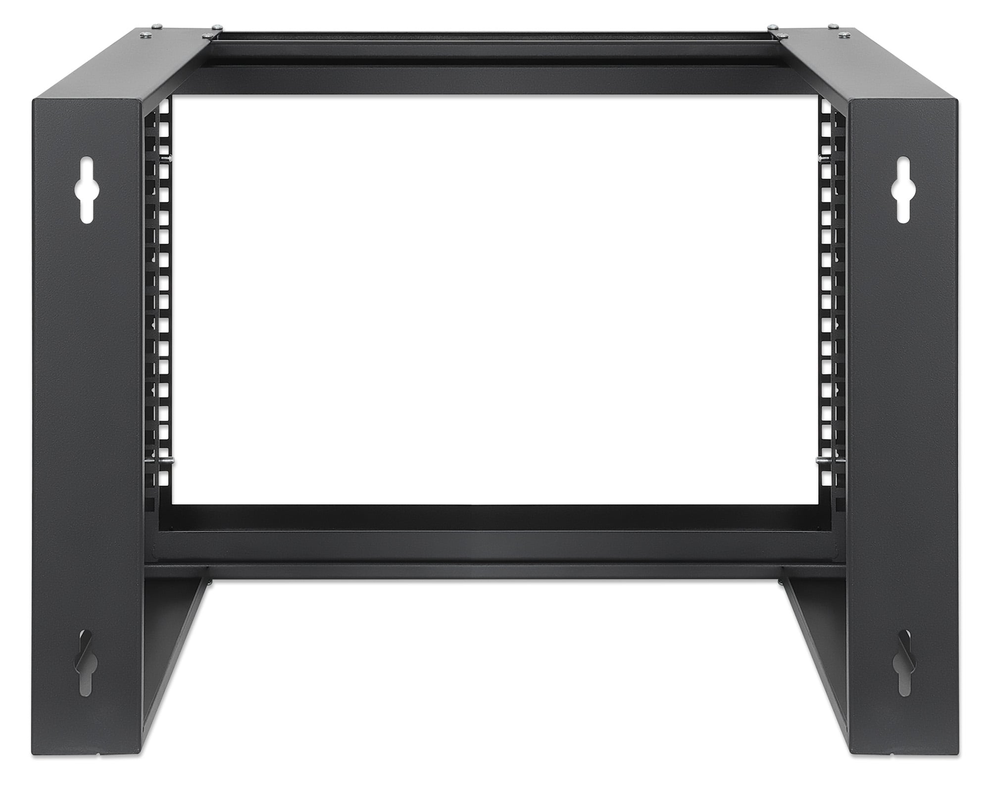 Armadio a Muro 19'' Open Frame 2 Montanti Flat Pack 6U - Intellinet I-CASE OFSW-0650FPBK