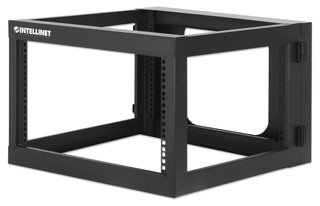Armadio a Muro 19" Open Frame 4 Montanti 6U - Intellinet I-CASE OFSW-0660BK