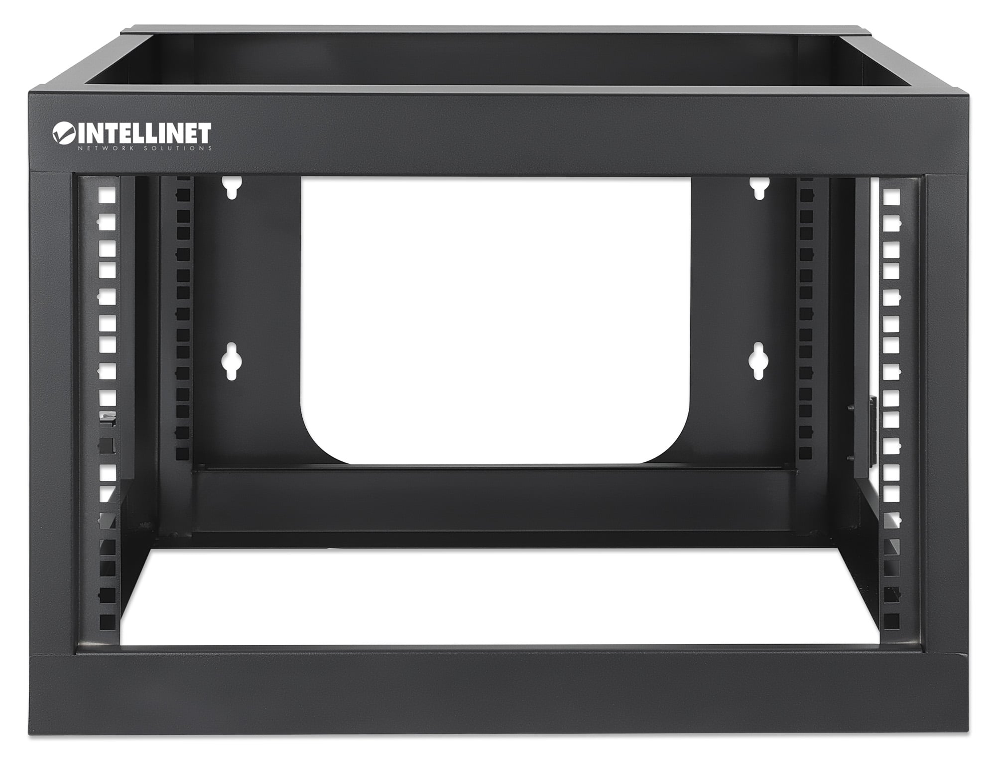 Armadio a Muro 19'' Open Frame 4 Montanti 6U - Intellinet I-CASE OFSW-0660BK