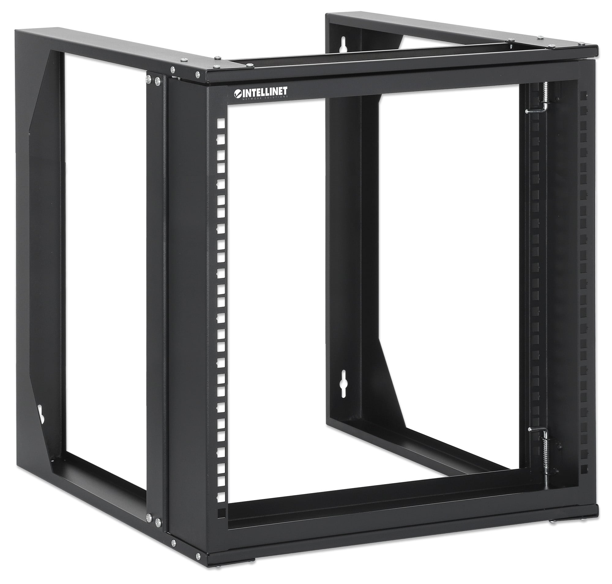 Armadio a Muro 19'' Open Frame 2 Montanti Flat Pack 9U - Intellinet I-CASE OFSW-0950FPBK