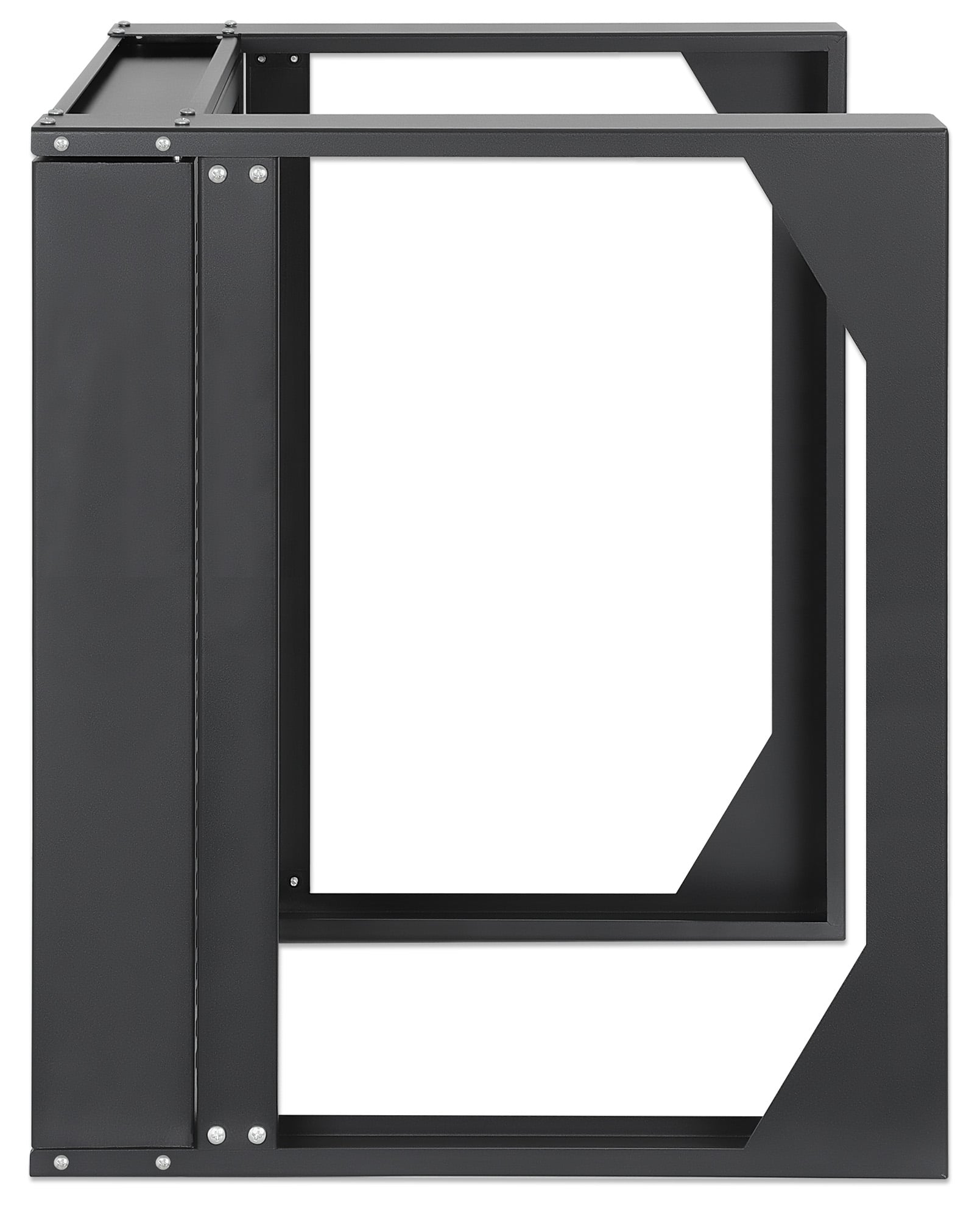 Armadio a Muro 19'' Open Frame 2 Montanti Flat Pack 9U - Intellinet I-CASE OFSW-0950FPBK