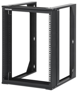 Armadio a Muro 19" Open Frame 2 Montanti Flat Pack 12U - Intellinet I-CASE OFSW-1250FPBK