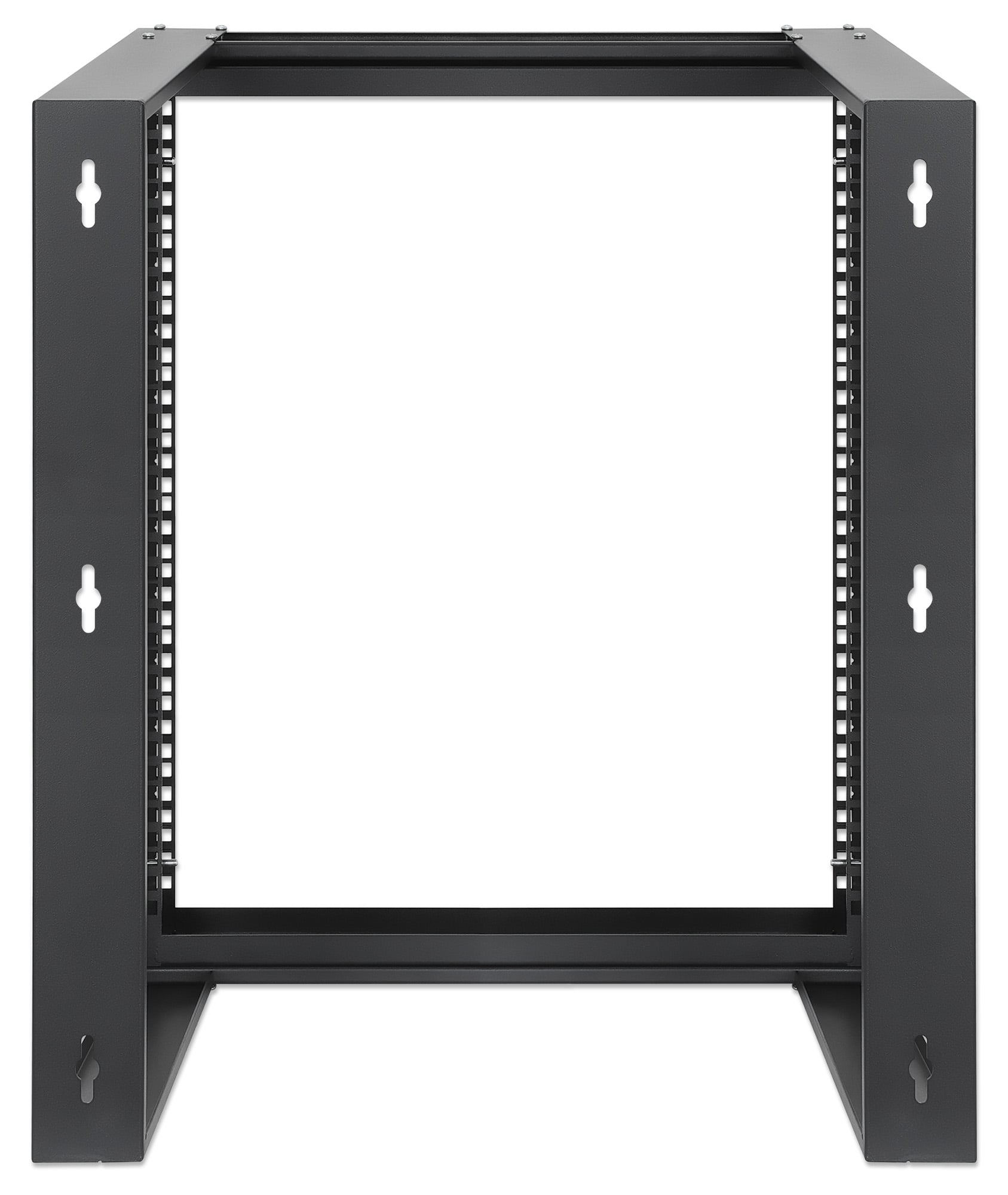 Armadio a Muro 19'' Open Frame 2 Montanti Flat Pack 12U - Intellinet I-CASE OFSW-1250FPBK