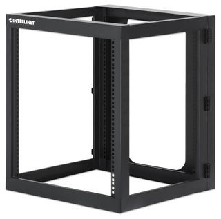 Armadio a Muro 19" Open Frame 4 Montanti 12U - Intellinet I-CASE OFSW-1260BK