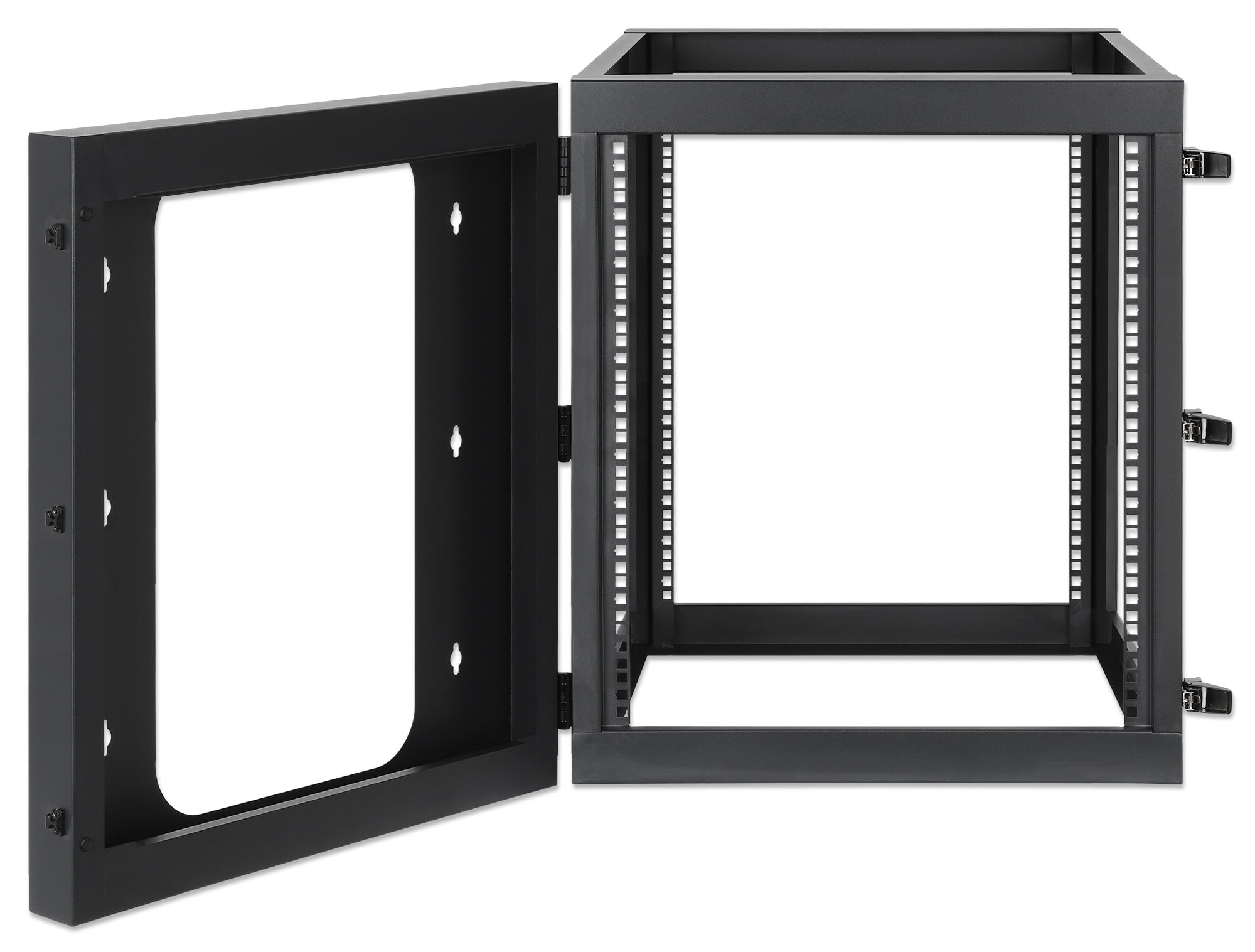 Armadio a Muro 19'' Open Frame 4 Montanti 12U - Intellinet I-CASE OFSW-1260BK