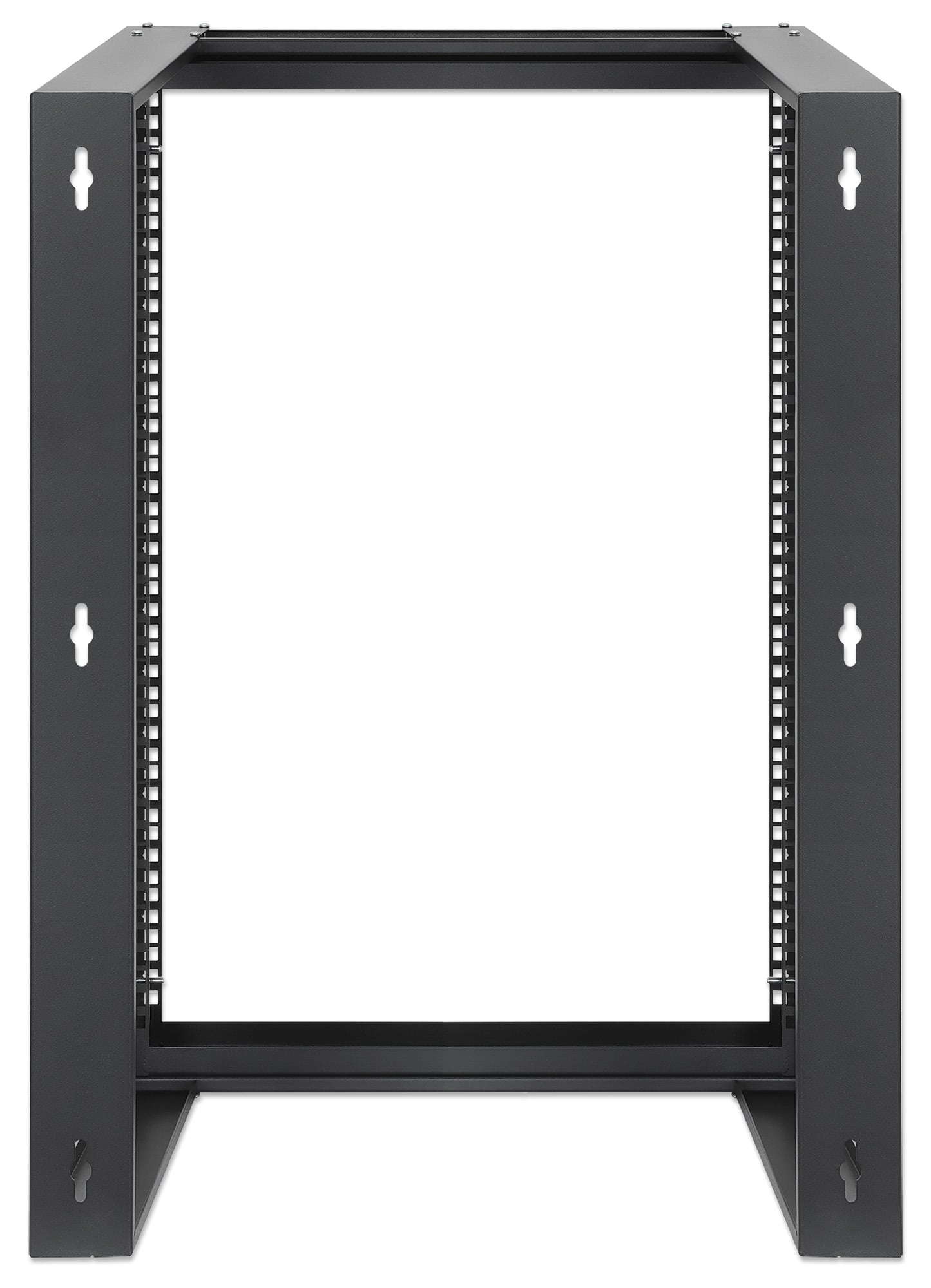 Armadio a Muro 19'' Open Frame 2 Montanti Flat Pack 15U - Intellinet I-CASE OFSW-1550FPBK