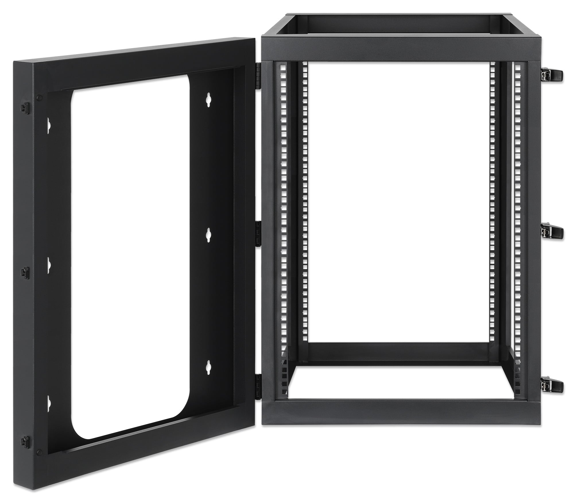 Armadio a Muro 19'' Open Frame 4 Montanti 15U - Intellinet I-CASE OFSW-1560BK