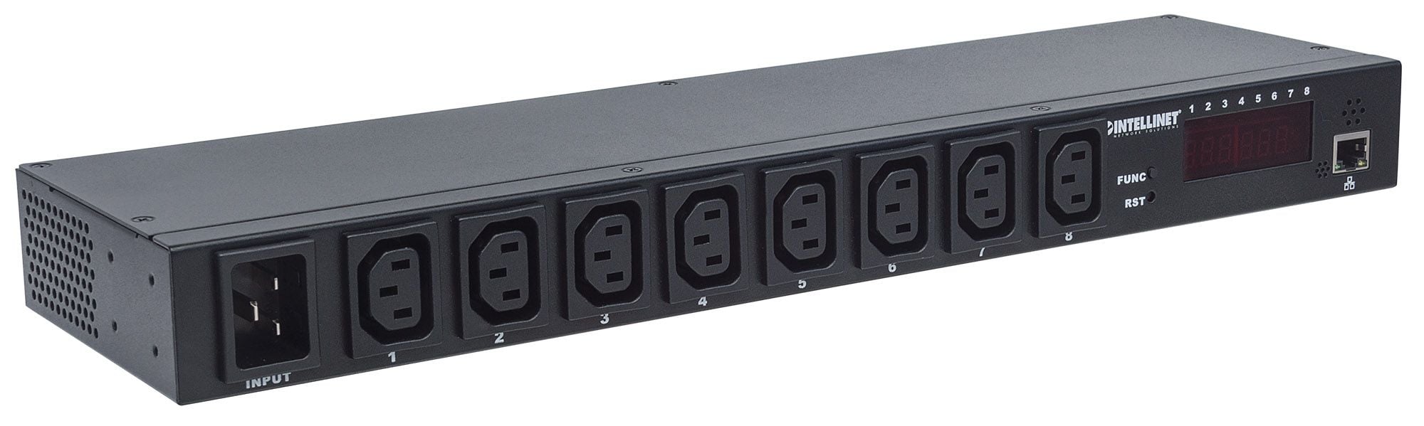 Multipresa intelligente per rack 19'' 8 porte - Intellinet I-CASE PDU-8C13