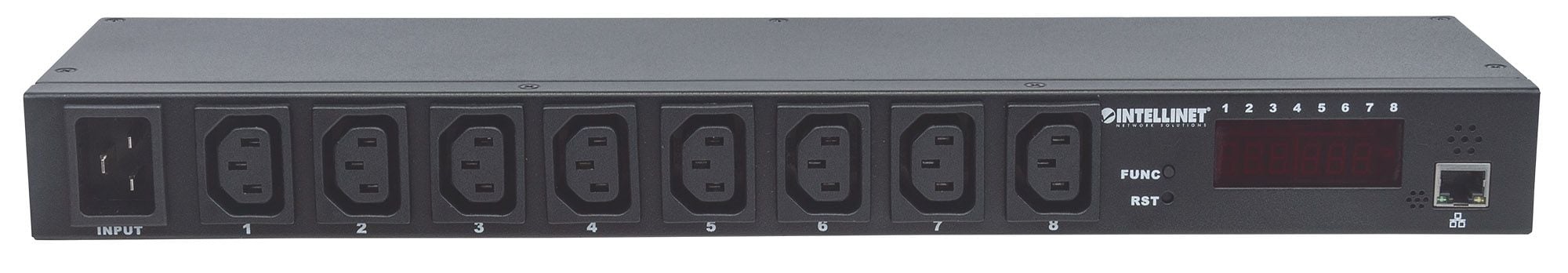 Multipresa intelligente per rack 19'' 8 porte - Intellinet I-CASE PDU-8C13