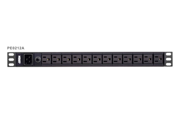 PDU di base 12 prese NEMA 5-20R 1U - Aten I-CASE PE-0212G