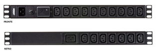 Multipresa rack PDU 1U 17x IEC-C13 + 1x IEC-C19 protezione sovratensione - ATEN I-CASE PE-0218SG