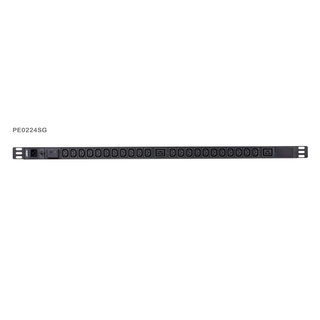 Multipresa rack PDU 0U 22x IEC-C13 + 2x IEC-C19 protezione sovratensione - ATEN I-CASE PE-0224SG
