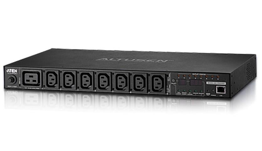 Rack PDU power strip 7xC13+C19 Measurement and Control Socket PE6208GB - Aten I-CASE PE-6208GB