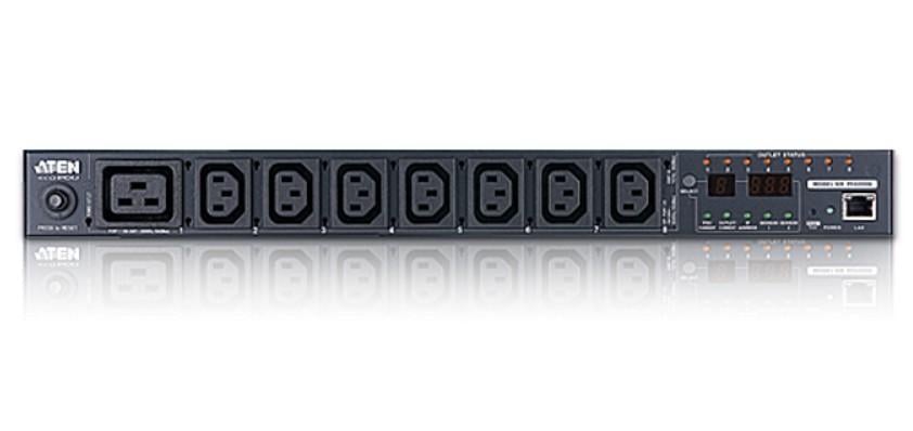 Rack PDU power strip 7xC13+C19 Measurement and Control Socket PE6208GB - Aten I-CASE PE-6208GB