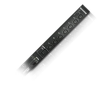Rack PDU Power Strip 14 C13+2 C19 with Outlet Metering 15/20A - Aten I-CASE PE-6216G
