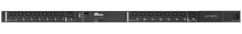Multipresa Rack PDU 14 C13+2 C19 con Misurazione Presa 15/20A, PE6216G - Aten I-CASE PE-6216G