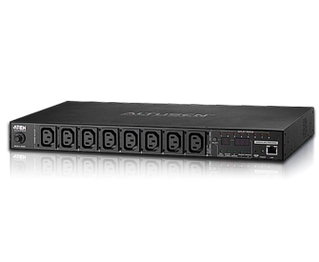 Rack PDU Power Strip 8x C13 PDU Measurement, Outlet Control - Aten I-CASE PE-8108G