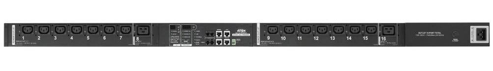 Multiprese Rack PDU 16 Takes 14 C13+2 C19, Measurement Takes 10/16A - ATEN I-CASE PE-8216G