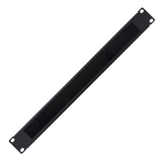 Pannello Passacavi 1U Forato con Spazzola Nero - Techly Professional I-CASE PSC-NETY