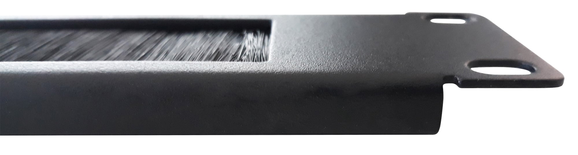 Cable entry panel 1U drilled with black brush - Techly Professional I-CASE PSC-NETY