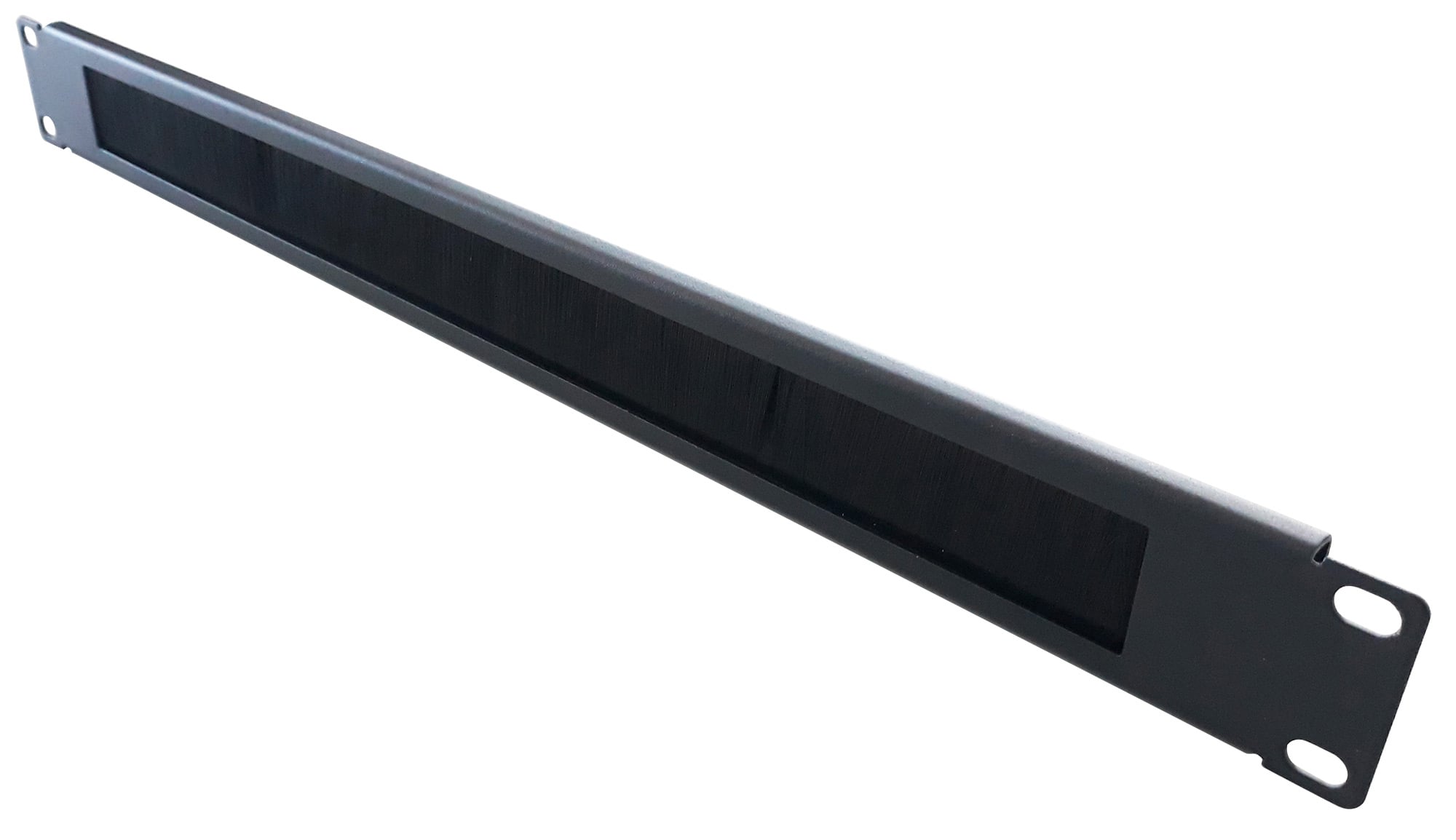 Cable entry panel 1U drilled with black brush - Techly Professional I-CASE PSC-NETY