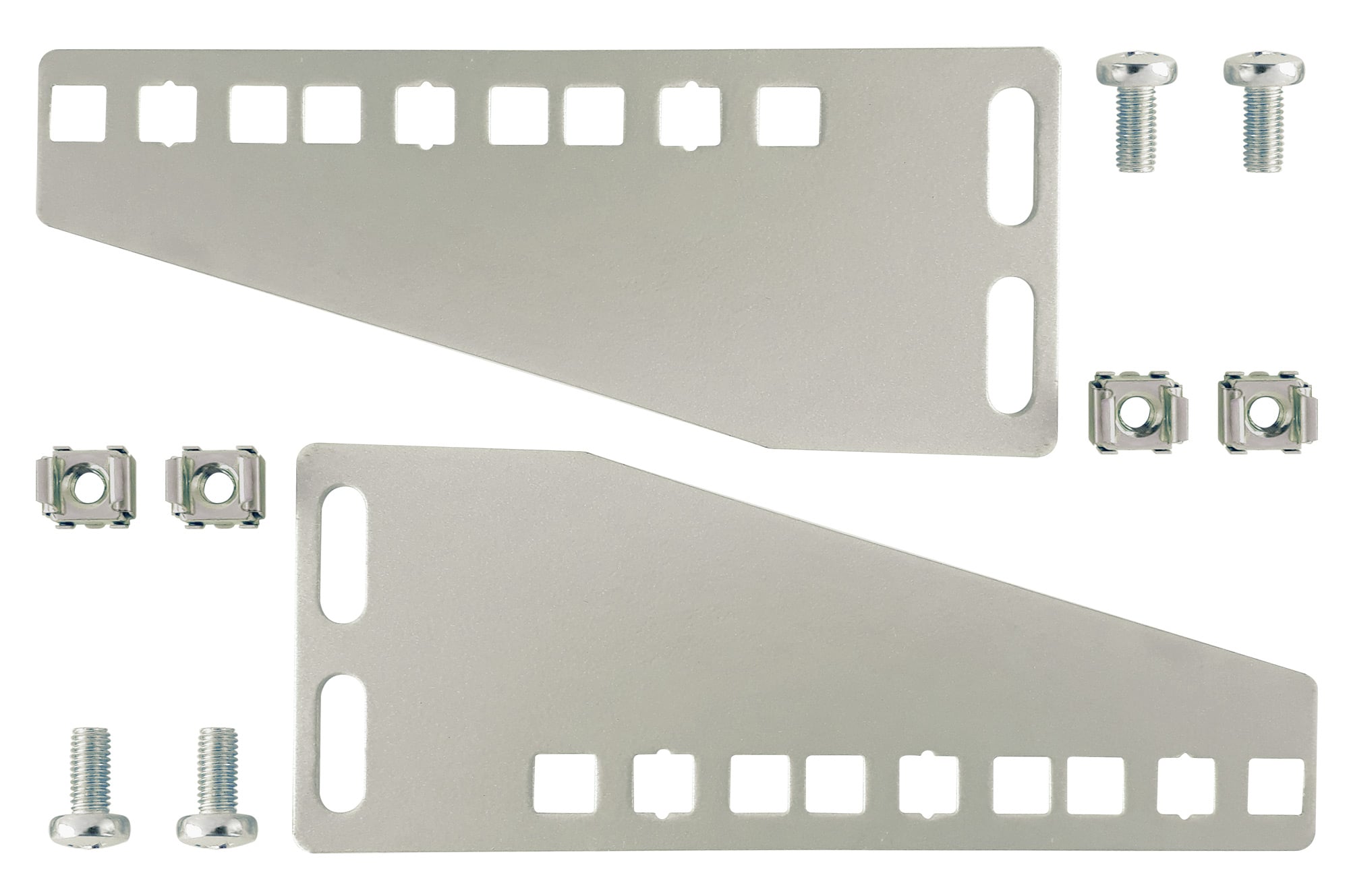 Pair of brackets 3U for Vertical Installation Rack 19" - Techly Professional I-CASE RAIL-33G1U