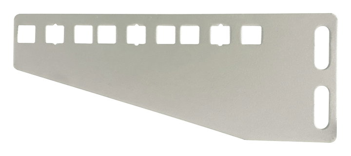 Coppia di staffe 3U per installazione verticale apparecchiature rack 19" - Techly Professional I-CASE RAIL-33G1U