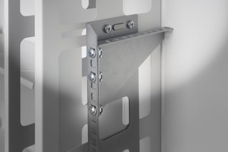 Staffa 3U per installazione verticale apparecchiature rack 19" - Techly Professional I-CASE RAIL-3UV