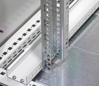 Coppia Montanti Aggiuntivi 42U per Armadi IP55 - Techly Professional I-CASE RAIL-42IP