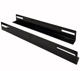 Coppia staffe a L Laterale per Rack 19" a Muro Prof. 450mm Nero - Intellinet I-CASE RAIL-450EW