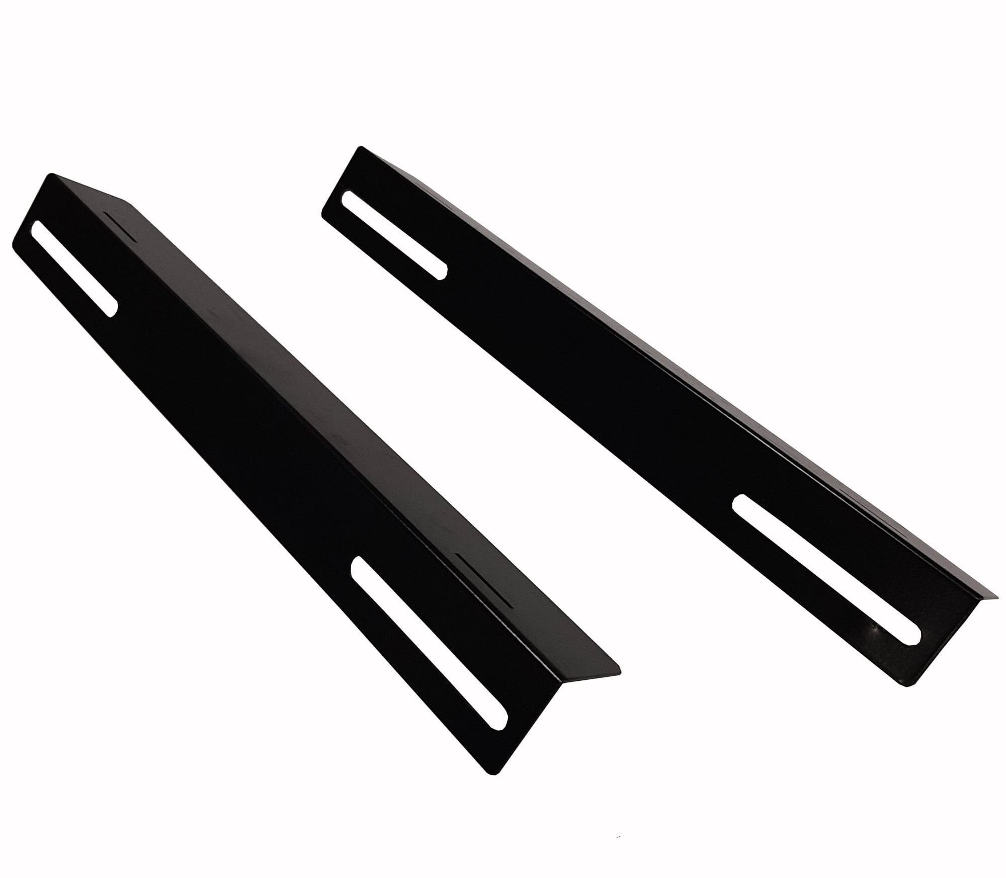 Coppia staffe a L Laterale per Rack 19'' a Muro Prof. 450mm Nero - Intellinet I-CASE RAIL-450EW