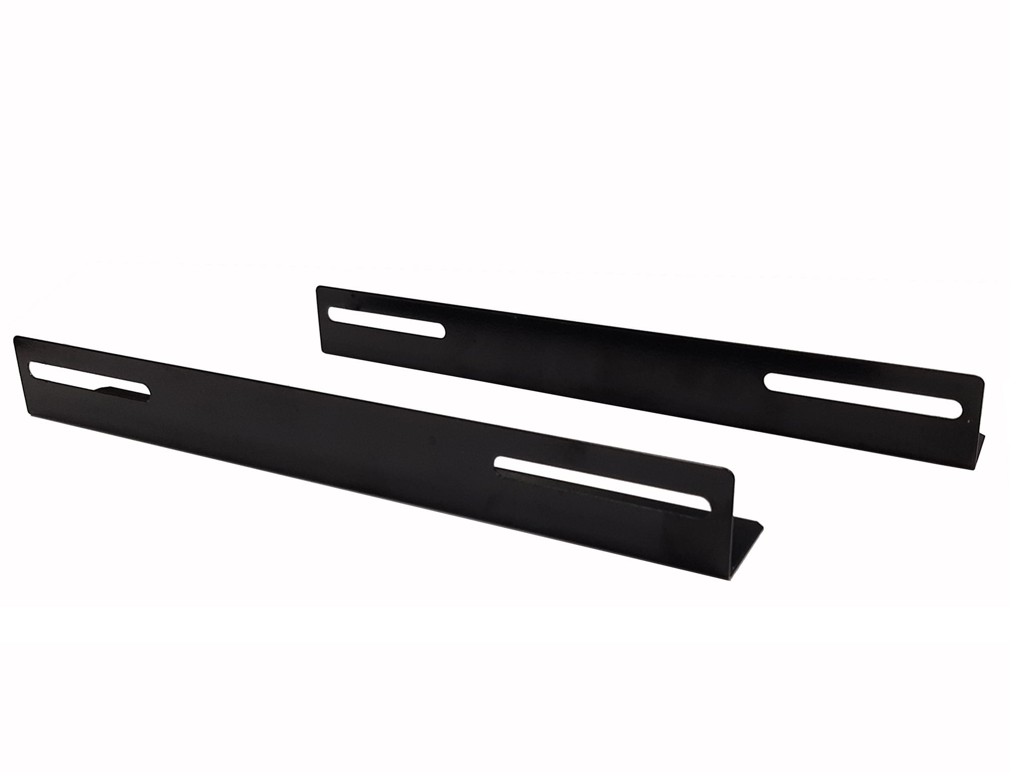 Coppia staffe a L Laterale per Rack 19'' a Muro Prof. 450mm Nero - Intellinet I-CASE RAIL-450EW
