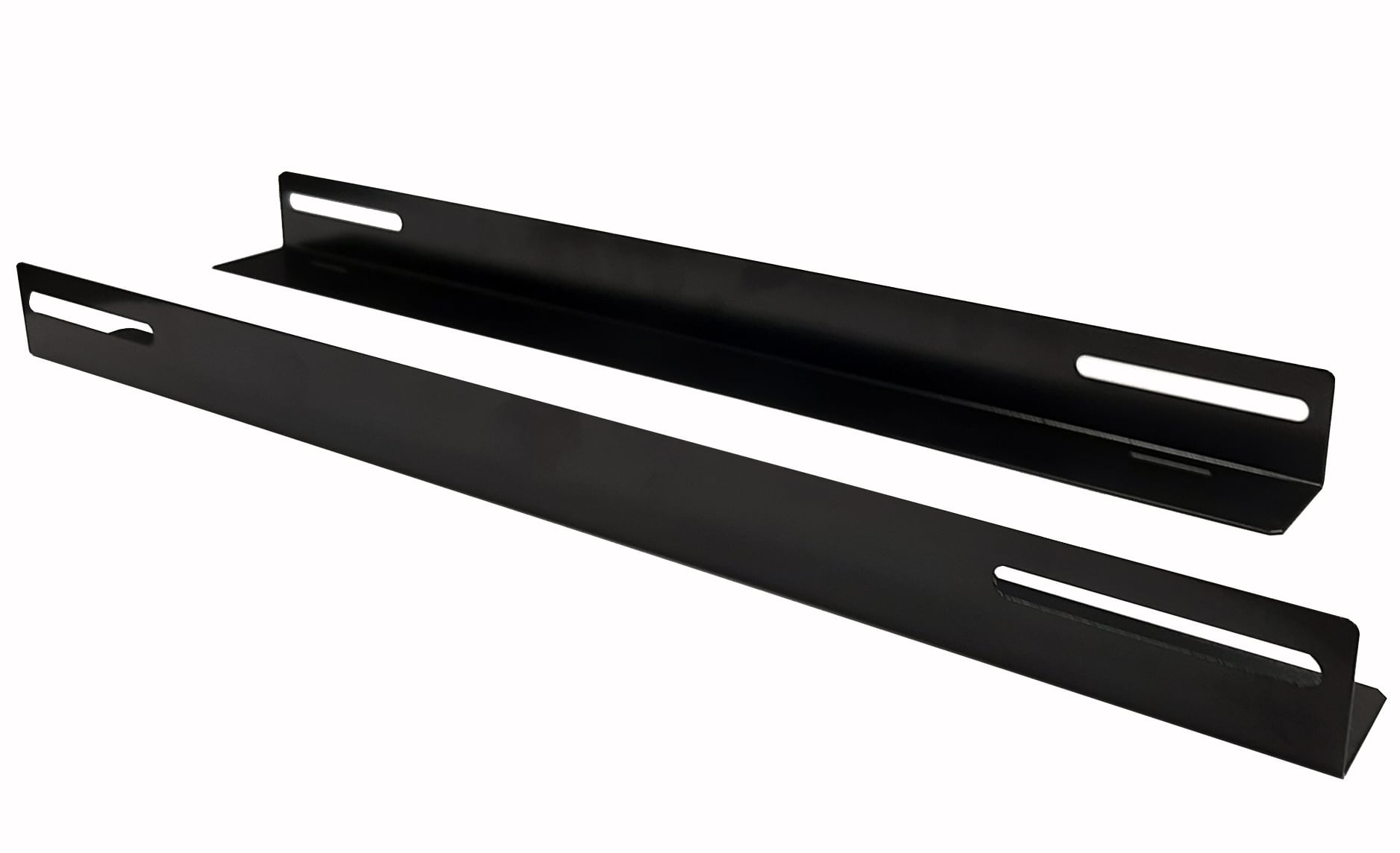 Coppia staffe a L Laterale per Rack 19'' a Muro Prof. 600mm Nero - Intellinet I-CASE RAIL-600EW