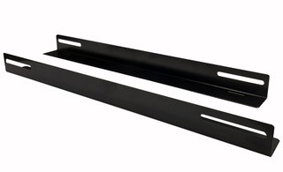 Coppia staffe a L Laterale per Rack 19" a Muro Prof. 600mm Nero - Intellinet I-CASE RAIL-600EW