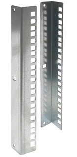 Pair of Supplementary Mounting Brackets for Cabinets 7 Units - Techly Professional I-CASE RAIL-7
