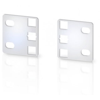 Pair of Reducer Brackets for ETSI Cabinets 1U - Techly Professional I-CASE RAIL-ADP1ETG