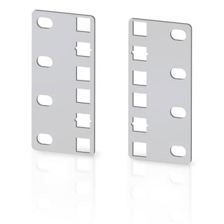 Pair of Reducer Brackets for ETSI 2U Cabinets - Techly Professional I-CASE RAIL-ADP2ETG