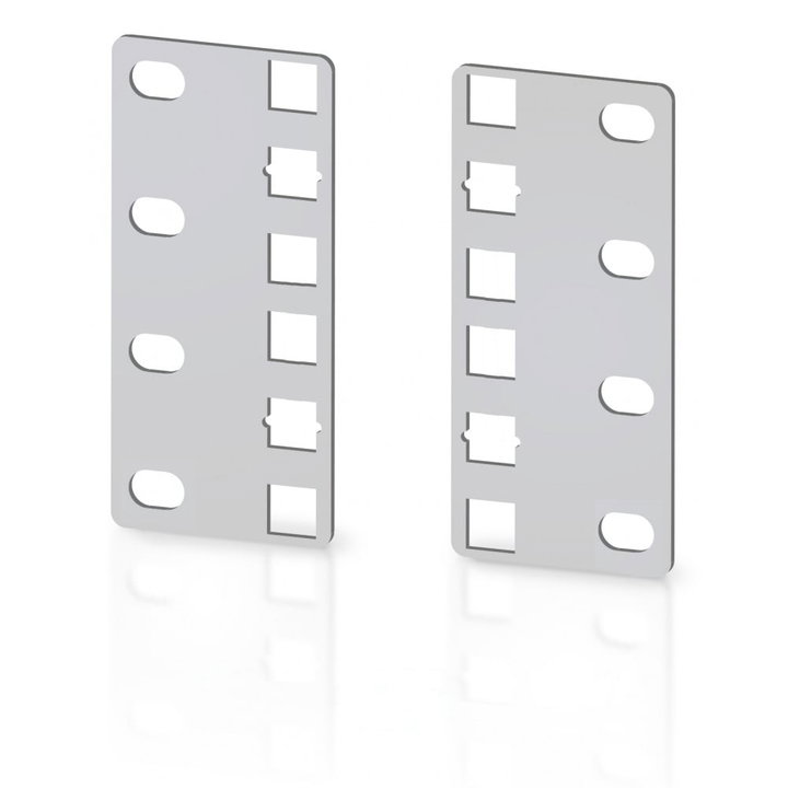 Coppia Staffe Riduttrici per Armadi ETSI 2U - Techly Professional I-CASE RAIL-ADP2ETG