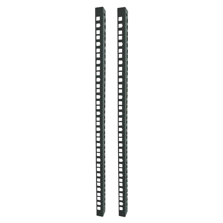 Coppia di Staffe Montanti Supplementari per Armadi Flat Pack 6 Unità - Techly Professional I-CASE RAIL-FP606