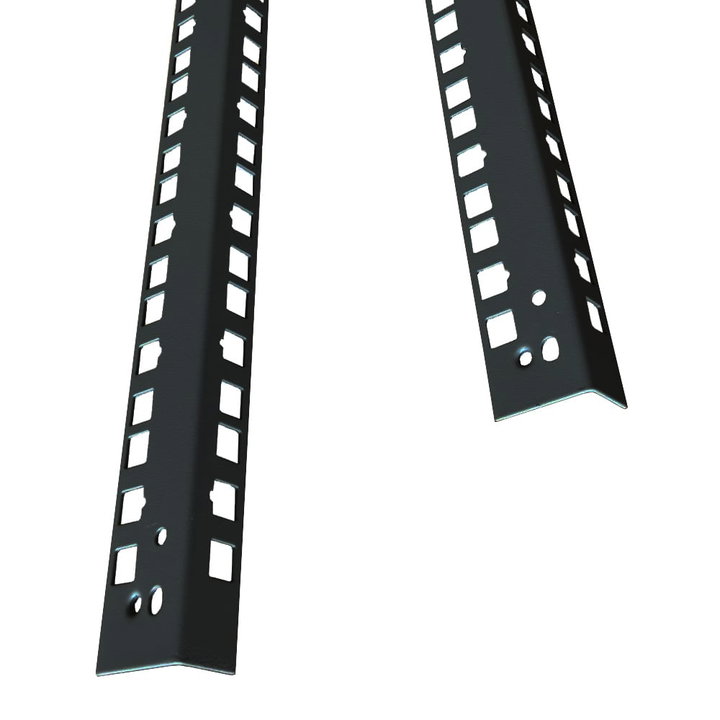 Coppia di Staffe Montanti Supplementari per Armadi Flat Pack 6 Unità - Techly Professional I-CASE RAIL-FP606