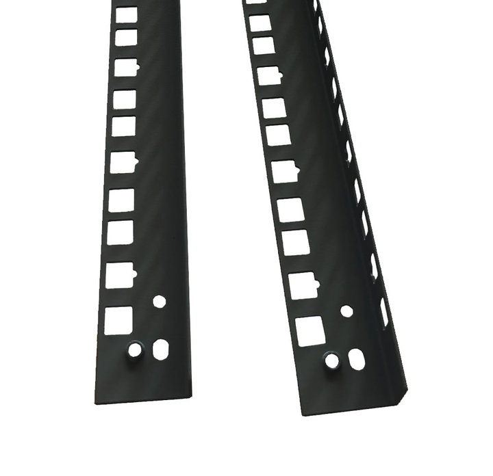 Coppia di Staffe Montanti Supplementari per Armadi Flat Pack 6 Unità - Techly Professional I-CASE RAIL-FP606