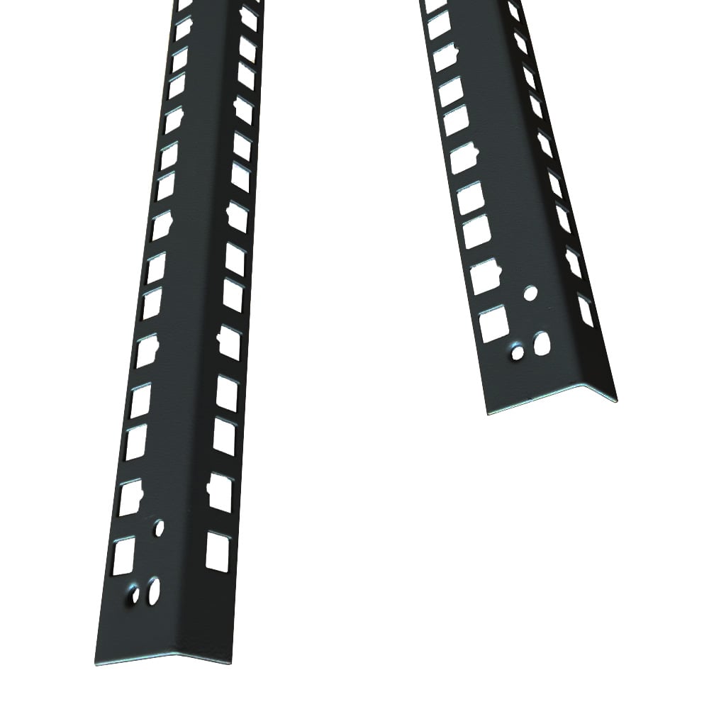 Coppia di Staffe Montanti Supplementari per Armadi Flat Pack 12 Unità - Techly Professional I-CASE RAIL-FP612