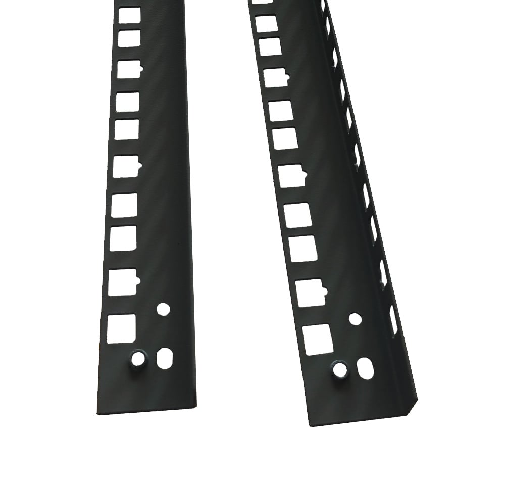Coppia di Staffe Montanti Supplementari per Armadi Flat Pack 20 Unità - Techly Professional I-CASE RAIL-FP620