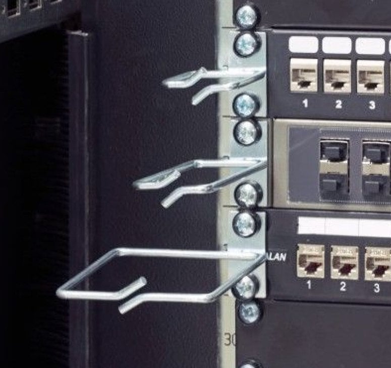Anello Passacavi Laterale 80x80 mm in Metallo per Armadi Rack - Intellinet I-CASE RING-SLIM88I