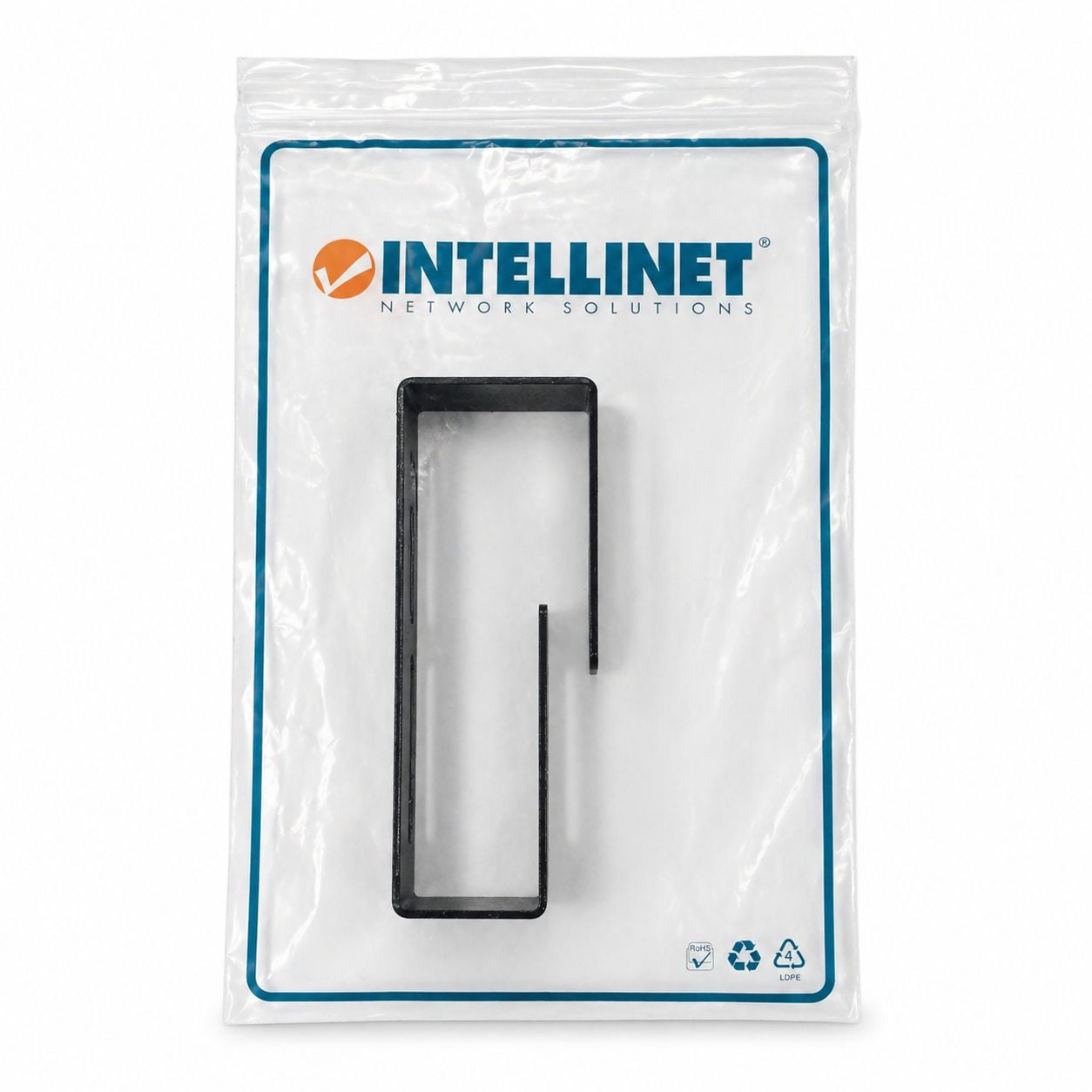 Anello Stretto Passacavi per Armadi Rack Nero - Intellinet I-CASE RING-SLXB