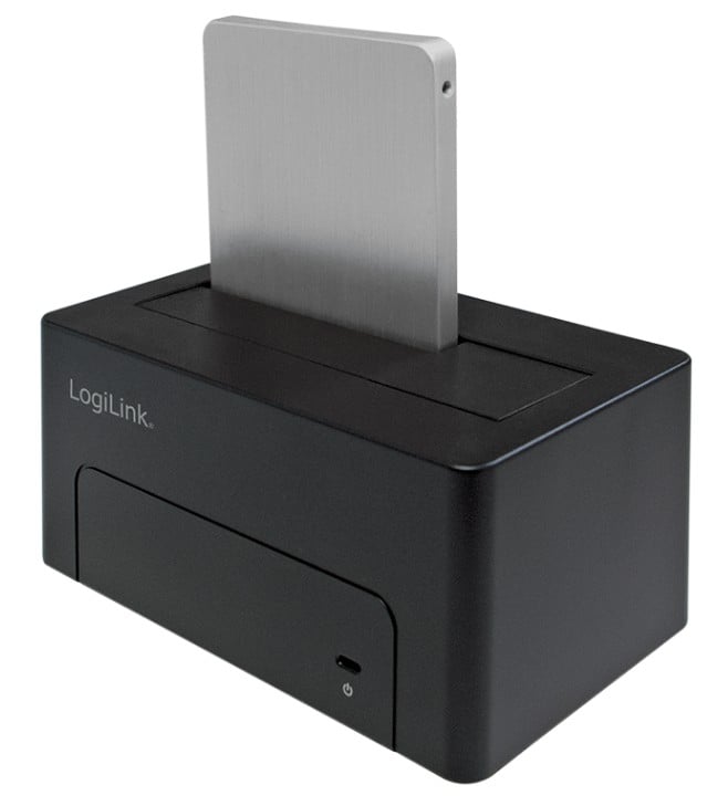 Docking Station USB3.1 Gen2 per HDD/SSD SATA da 2.5''/3.5'' Nero - Logilink I-CASE SATA-TST49