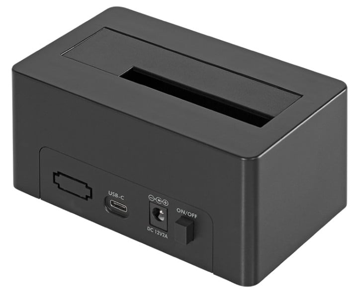 Docking Station USB3.1 Gen2 per HDD/SSD SATA da 2.5''/3.5'' Nero - Logilink I-CASE SATA-TST49